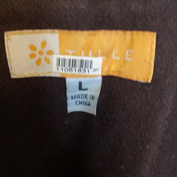 Wool Pea Coat with Polka Dog Lining - Picture 8 of 10